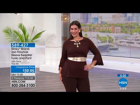 HSN | Slinky Brand Fashions 06.10.2018 - 02 AM