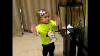 Chloe enjoying Raffi  &quot; you gotta sing &quot;