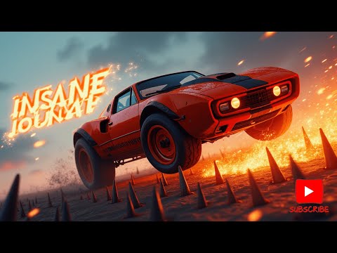 🔥 INSANE Jumps Over Deadly Spikes! Extreme Car Tricks & Fastest Cars Level 30