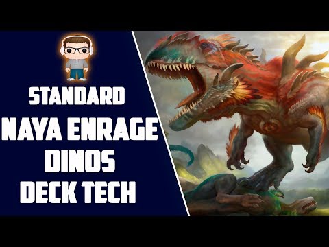Enrage Naya Dinosaurs Deck Tech - MTG Standard Video