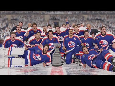 NHL 22 Stanley Cup Winnipeg Jets (1972) Celebration (PS5)