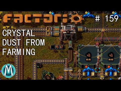 [Factorio 1.1 4K] Angel/Bobs Ep 159: Crystal Dust From Farming