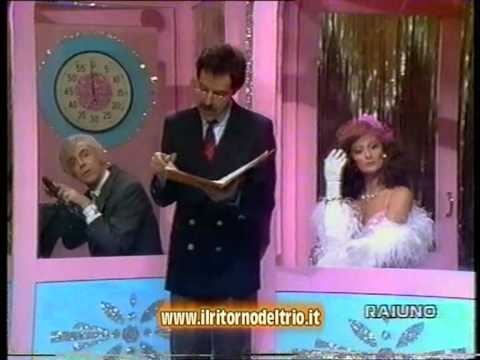 Il Trio - Parodia del quiz di Mike Bongiorno concorrenti Gianni Agnelli e Marina Lante della Rovere