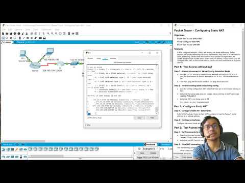Packet Tracer Activity 9.2.1.4 Static NAT Configuration