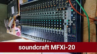 Video thumbnail for MFXi 20 soundcraft mixer ll soundcraft mfx20 by SD-SOUND