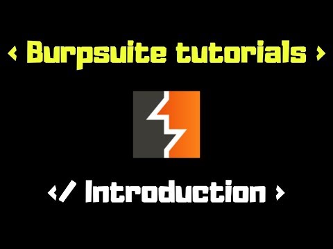 Burpsuite Tutorials - Introduction