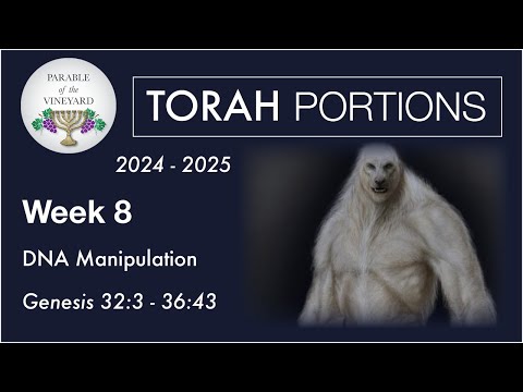 Torah Portion Week 8 - Genesis 32:3 - 36:43  (DNA Corruption & The End Times)  2024 - 2025