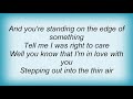 Aqualung - Thin Air Lyrics