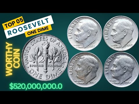 TOP 5 MOST VALUABLE USA ONE DIME COIN |  THE ROOSEVELET MOST EXPENSIVE DIMES WORTH BIG MONEY