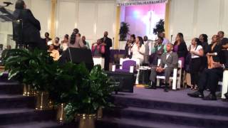 Jason and Yuri Morton singing I Will Trust by Fred Hammond