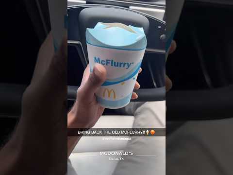 MCFLURRY WIRD ZUM CHINESISCHEN TAKEOUT🥡 😂 #mcdonalds #mcflurry #dallas