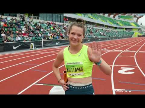 2022 Nike Outdoor Nationals 4x100 (Lane 9) - 4th place with a 48.01