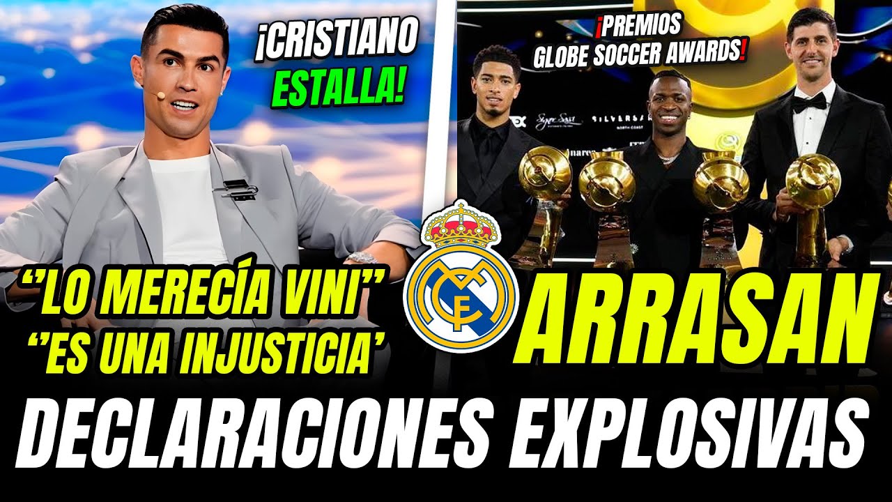 💥 DECLARACIONES EXPLOSIVAS DE CRISTIANO: 'EL BALÓN DE ORO FUE INJUSTO' VINICIUS RESPONDE EMOCIONADO