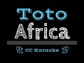 Toto • Africa (CC) [Karaoke Instrumental Lyrics]