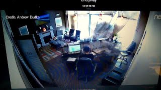 Raw Video: SUV Crashes Into Mansfield Massage Studio