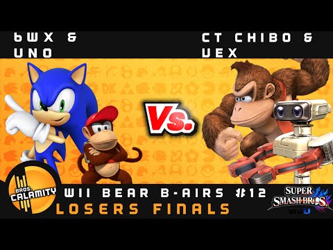 WBB #12 | 6WX & Uno (Sonic & Diddy) vs CT Chibo & Vex (DK & ROB) - Losers Finals - Doubles