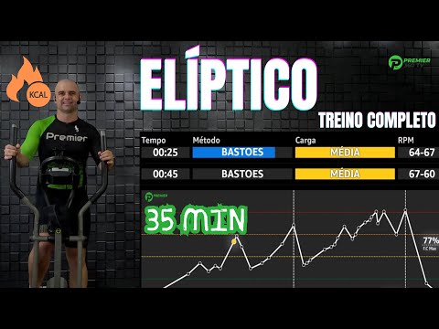 Elíptico Treino Completo de 35 min para queima de gordura  - Premier 360