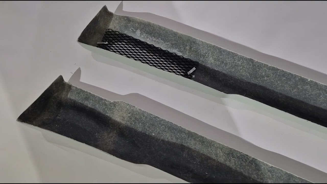 Боковые Пороги 2005-2008 (грунтованные под покраску) Video 1