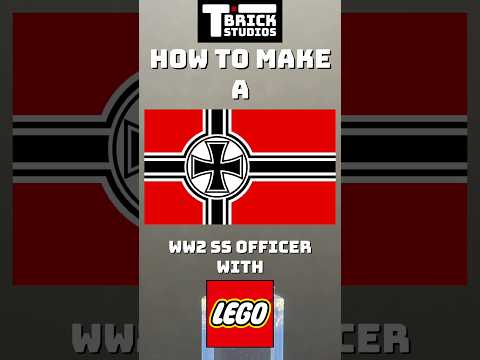 LEGO WW2 NAZI SS OFFICER TUTORIAL #legomilitary #legoww2 #pureevil #germany #legowar #brickarms