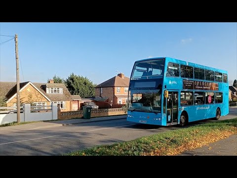 YJ08EEW 50 Narborough Arriva Bus 1803 in Leicester 17th November 2021