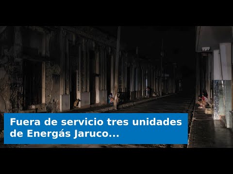 Fuera de servicio tres unidades de Energás Jaruco por falla técnica