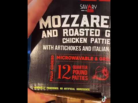 Sam's Club find mozzarella and roasted garlic chicken...