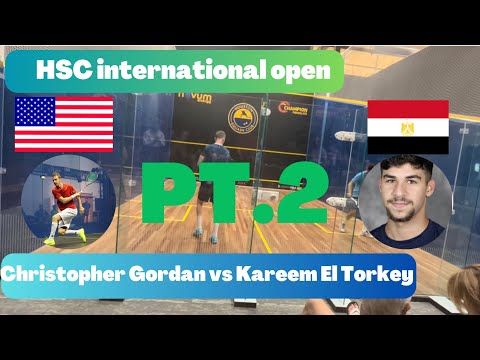 Intense Squash Showdown: Kareem El Torkey vs. Christopher Gordan | Thrilling Matchup | Squash4Life