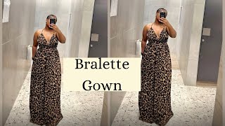 How to Sew this Viral Bralette Gown | Beginner Friendly Pattern, Cutting & Sewing.