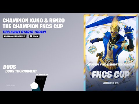 🔴DUO SKIN CUP | FNCS CUP | Top 100 | Fortnite LIVE