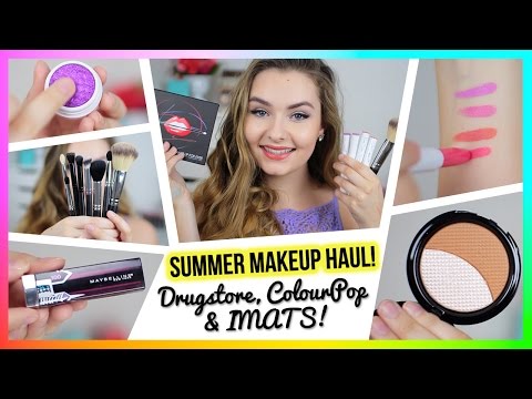 Summer Makeup Haul! Drugstore, ColourPop & IMATS! Video