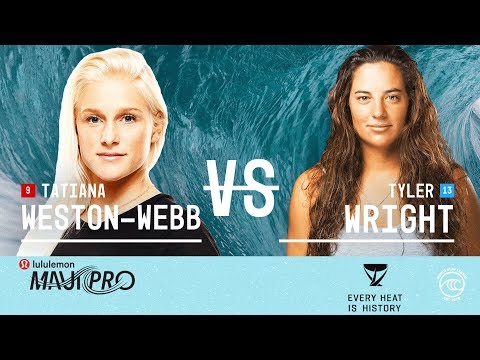 Tatiana Weston-Webb vs. Tyler Wright - Semifinals, Heat 1 - lululemon Maui Pro W 2019