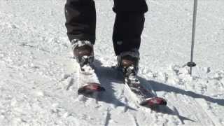 Смотреть онлайн Скользим траверсом на кантах лыж