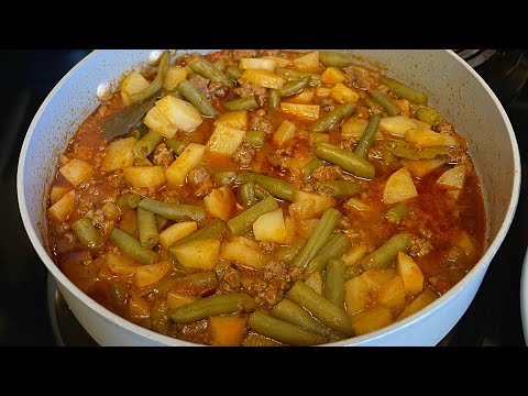 How To Make Picadillo With Green Beans