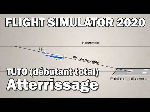 [FR] Flight Simulator 2020 / 2024 fr - Tuto Atterrissage - Débutant MSFS2024 Francais