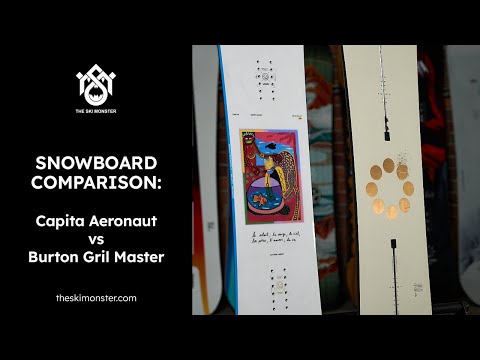 Snowboard Comparison: Capita Aeronaut vs. Burton Gril Master