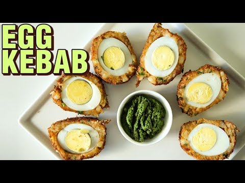Egg Kebab Recipe | Easy Potato Egg Snack | How To Make Egg Kebabs | Egg Recipe | Smita Deo
