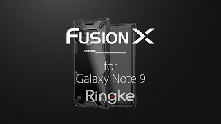 Ringke Fusion X Samsung Galaxy Note 9 Hoesje Doorzichtig Zwart Hoesjes