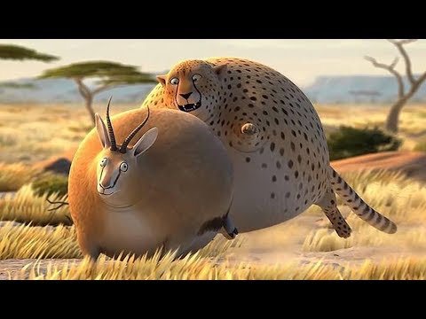 Động vật béo phì ♫ Phim hoạt hình 3D ♫ Hoạt hình HÀI HƯỚC, VUI NHỘN hay nhất cho Bé