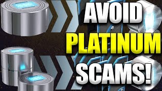 Warframe WORST Platinum Scams! Do Not Buy These From The Market!
