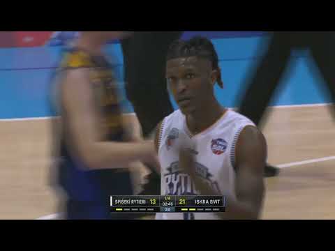 Iskra Svit - Spišská Nová Ves - full game, Jalen Benjamin, blue 5
