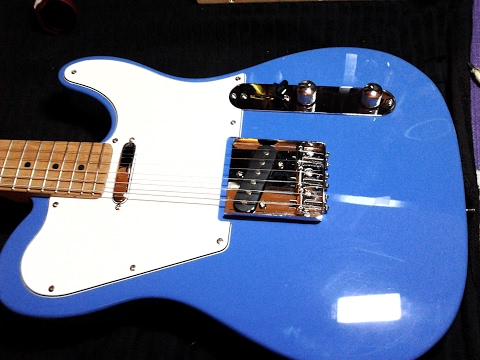 HUXLEY TELECASTER STYLE ELECTRIC GUITAR FROM ALDI UNBOXING & SET UP DEMO