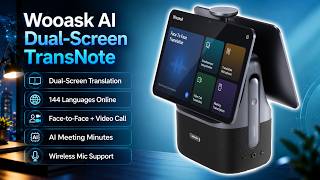 Wooask T05 AI Dualscreen TransNote Review – The Ultimate AI Recorder & Translator