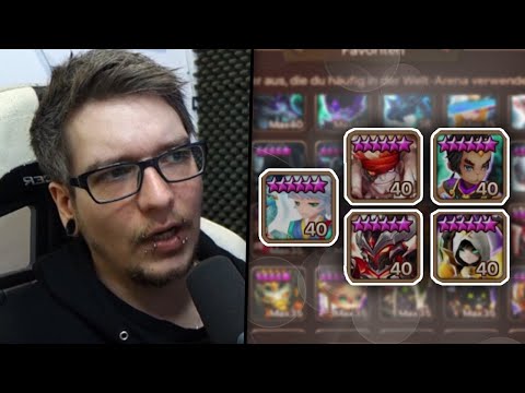 Spaß auf einem Anfänger Account mit Douglas beim Welt Arena Team Building bei Szeez 💥 SUMMONERS WAR