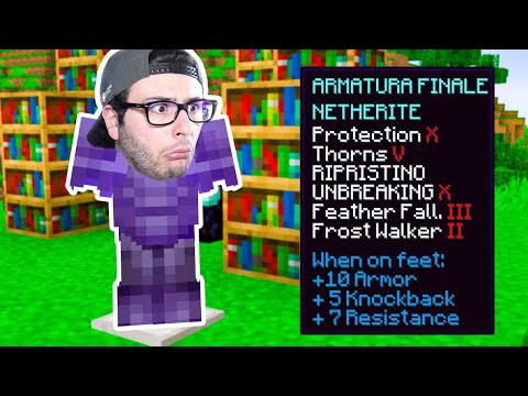 HO CRAFTATO L'ARMATURA FINALE DI NETHERITE!