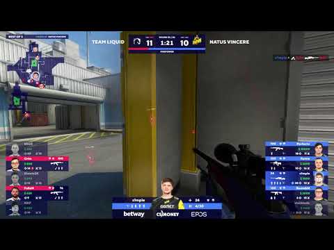 s1mple insane flick vs Liquid