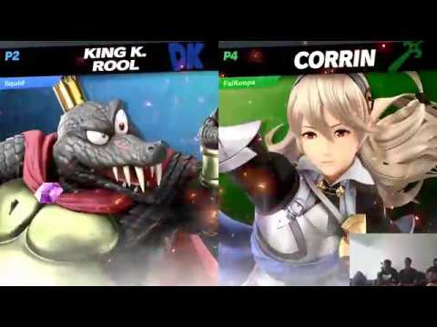 Liquid (K.Rool) vs FalKoopa (Corrin) - Smash Ultimate @ Pune 2
