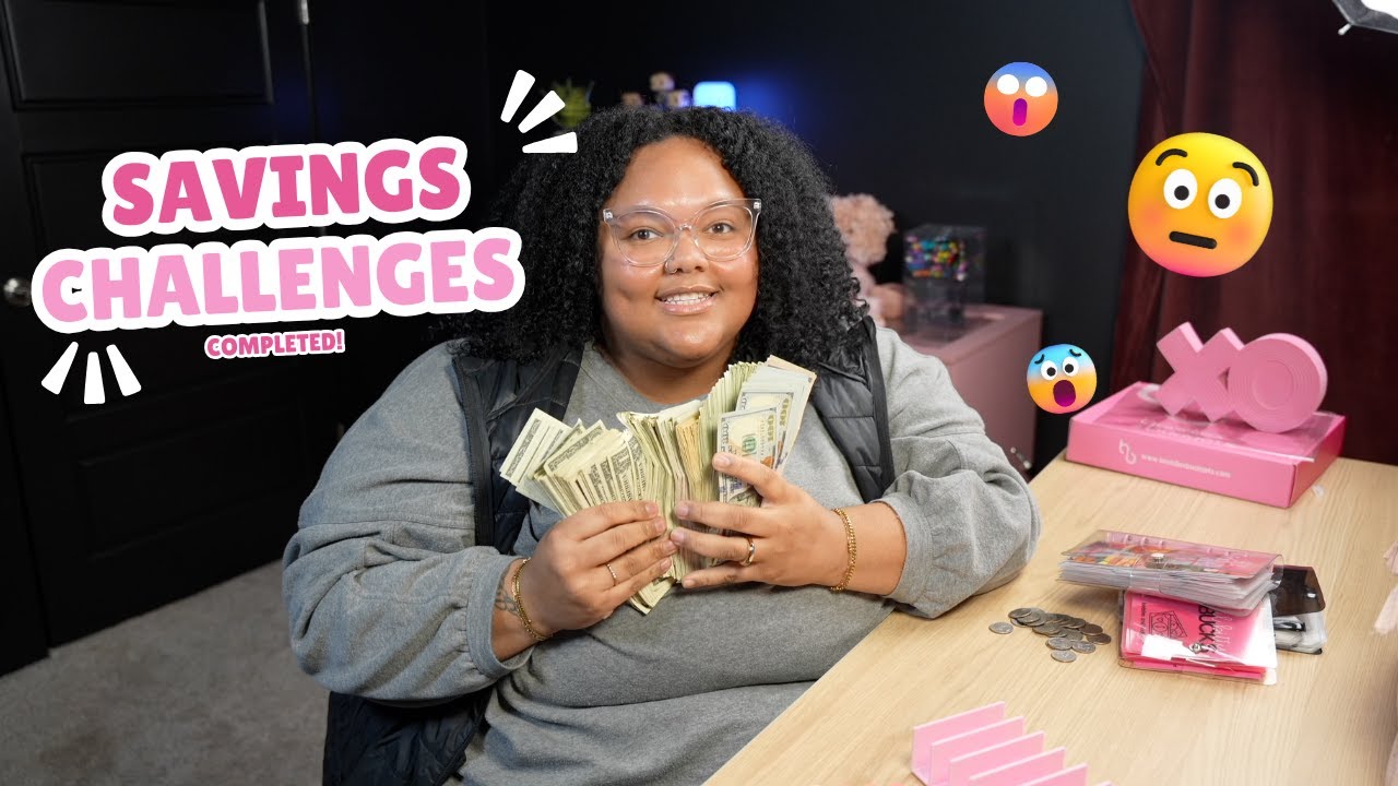 Watch Me Un-stuff My Savings Challenges: See How Much I Was Able To Save!!