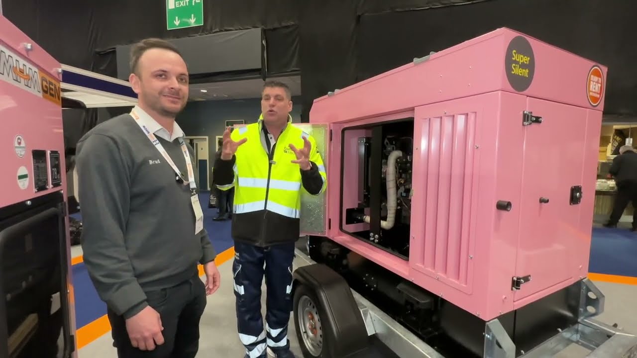 MHM Group showcase Ultra Silent 10kVA generator on the Innovation Trail at Executive Hire Show