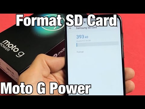 Moto G Power: How to Format SD Card