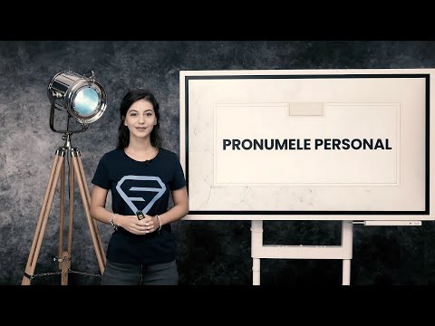 Pronumele personal - Română - Clasa a III-a
